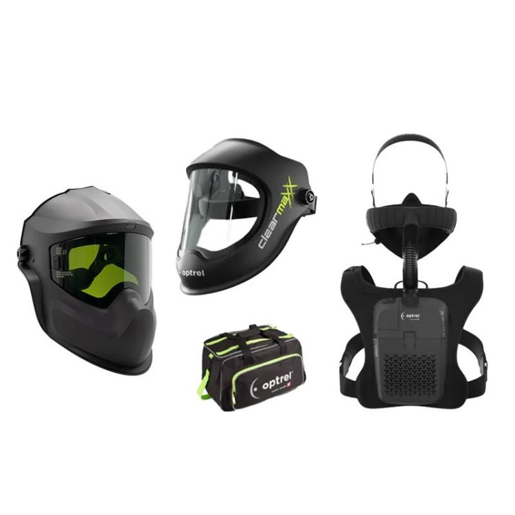 Optrel Swiss Air PAPR & Low Amperage Laser Welding Helmet Package