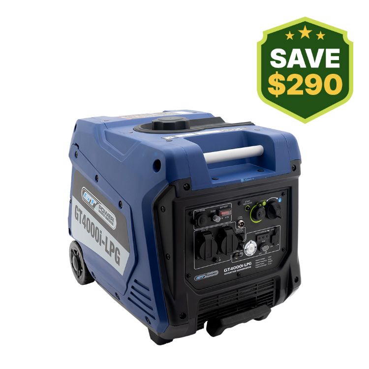 GT Power GT4000I LPG 4000W/5kVA Inverter Generator